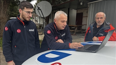 Kırklareli'nde AFAD personeli, AA'nın "Yılın Kareleri" oylamasına katıldı