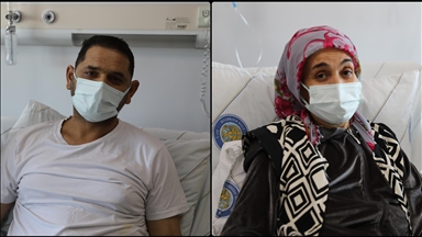 Karaciğer yetmezliği bulunan iki hastayı yakınlarının bağışı hayata bağladı