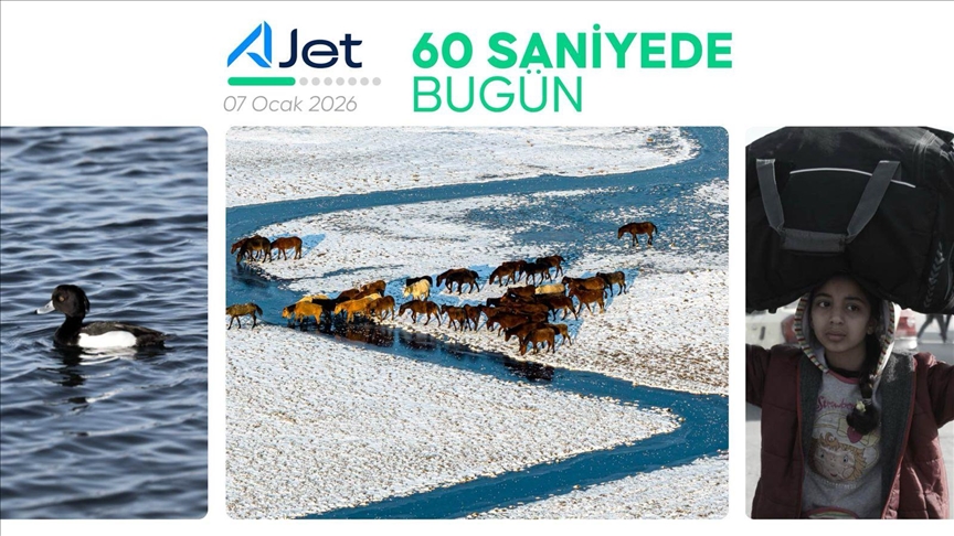 60 saniyede bugün (07 Ocak 2026)