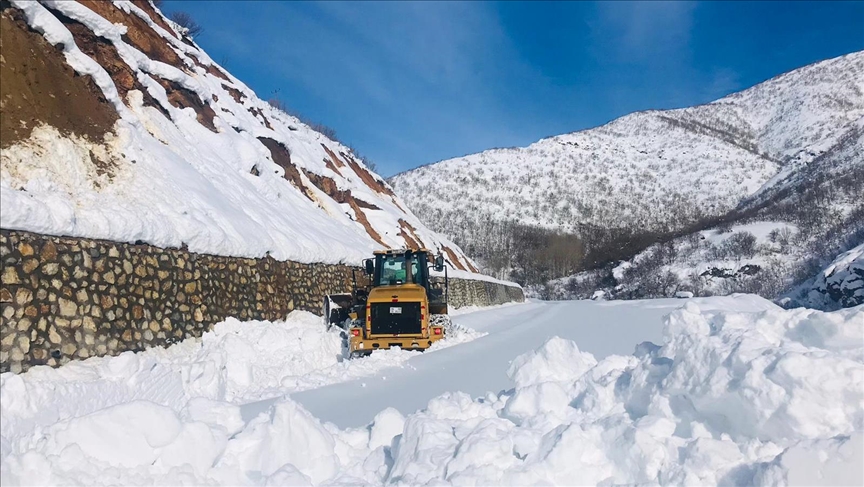 Li Wan, Hekarî û Bidlîsê rêyên 50 tax û gundan ji ber berfê hatin girtin