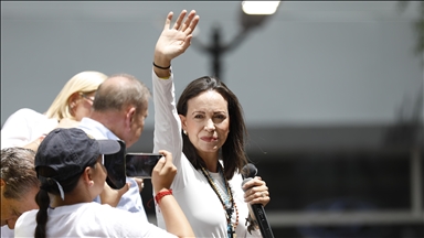 Venezuela opposition leader Machado pushes leadership claim amid rival bids for power