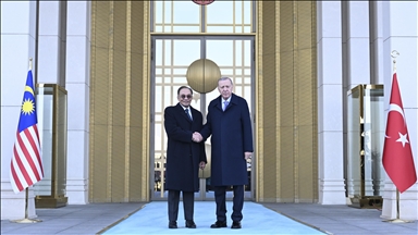 أردوغان يستقبل رئيس الوزراء الماليزي في أنقرة
