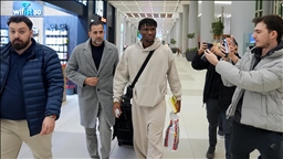 Nijeryalı futbolcu Chibuike Nwaiwu, Trabzonspor için İstanbul'a geldi