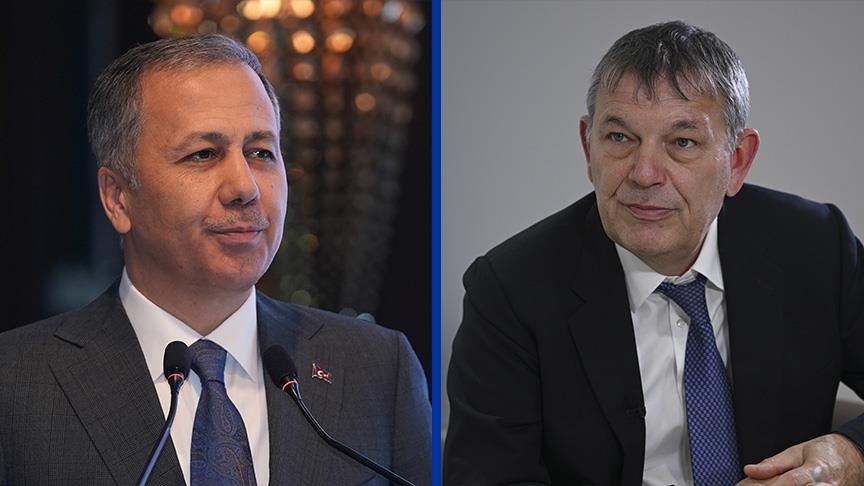 وزير الداخلية التركي يبحث مع لازاريني التعاون بشأن المساعدات لفلسطين