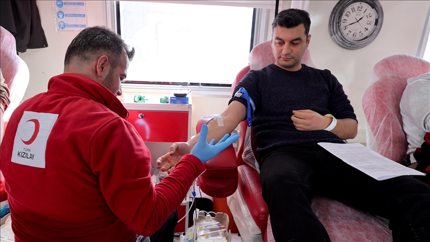 Hakkari'de kan bağışında "rekor" seferberliği