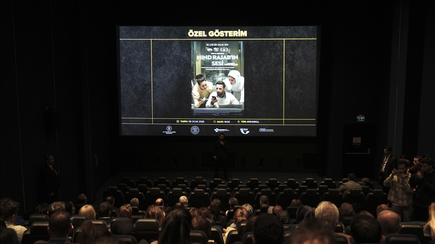 Ankara'da "Hind Rajab'ın Sesi" filminin özel gösterimi yapıldı