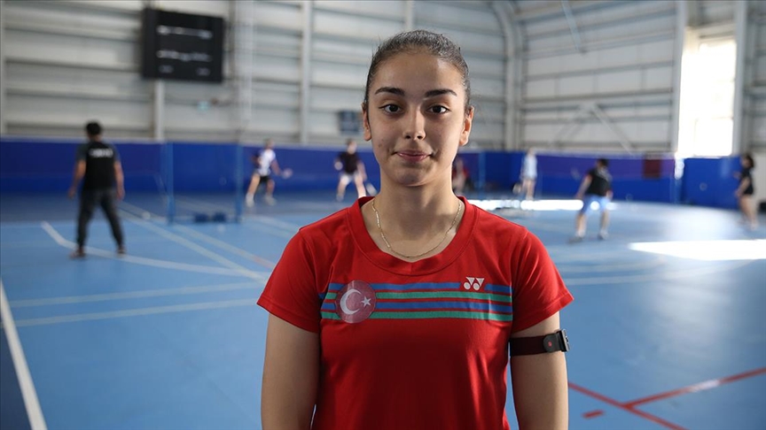 Milli badmintoncu Aleyna, ikinci Avrupa şampiyonluğu için hazırlanıyor