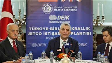 Türkiye-İngiltere arasındaki STA'nın genişletilmesi müzakerelerinin dördüncü turu şubatta yapılacak