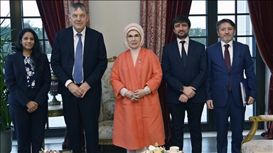 Emine Erdoğan, UNRWA Genel Komiseri Lazzarini ile görüştü