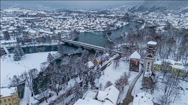 Бихаќ, бисерот на Уна, во зимско руво