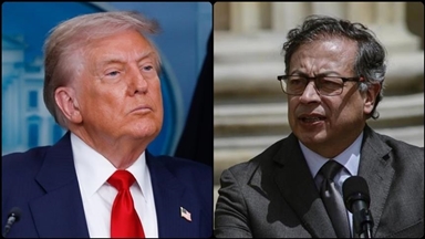 Trump ragihand ku bi Serokomarê Kolombiyayê Petro ra bi telefonê axiviye