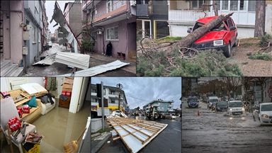 Birçok ilde kuvvetli rüzgar ve sağanak etkili oluyor