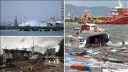 İstanbul'da şiddetli fırtına hayatı olumsuz etkiledi