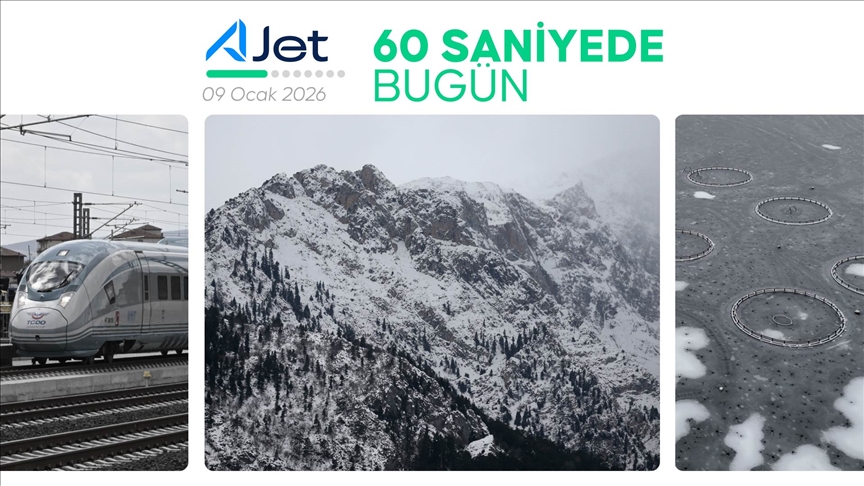 60 saniyede bugün (09 Ocak 2026)