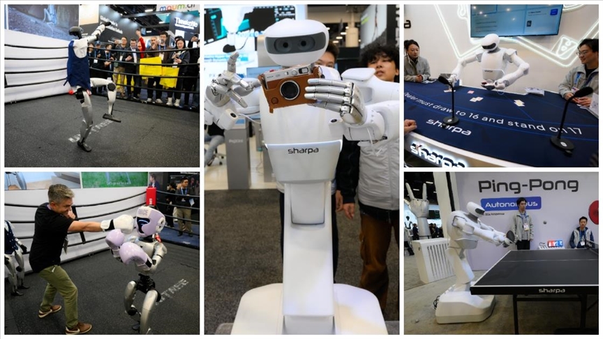 Dünyanın en büyük tüketici elektroniği fuarı "CES 2026"nın yıldızı robotlar oldu