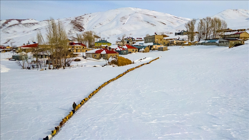 Li Çataka navçeya Wanê zivistan jiyana rojane dijwar dike