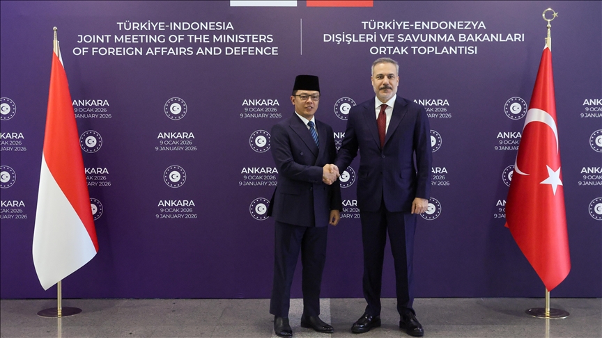 Wezîrê Karên Derva Fîdan digel hevtayê xwe yê Endonezyayî Sugiono civiya