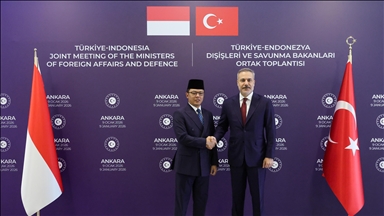 فيدان يلتقي نظيره الإندونيسي في أنقرة