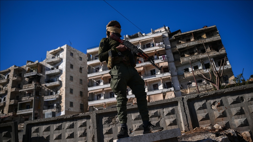 Syrian security member injured in YPG/SDF terror group drone attack on Aleppo