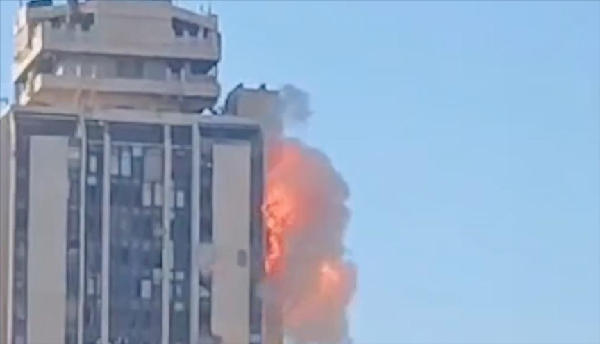 SDF drone targets Syria's Aleppo governorate building