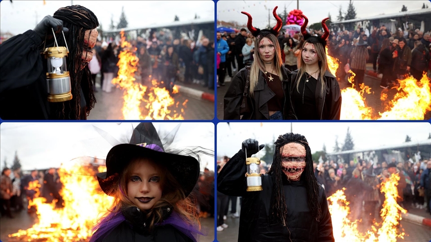 Kırklareli'nde Balkan kültürünün simgesi Koleda etkinliği yağmura rağmen coşkuyla kutlandı