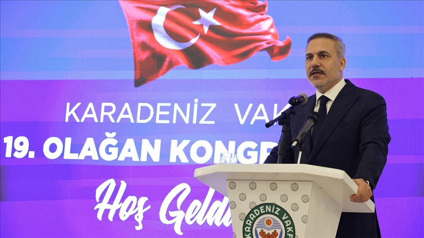 Dışişleri Bakanı Fidan, Karadeniz Vakfının "19. Olağan Kongresi"ne iştirak etti