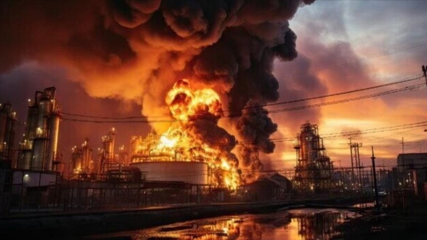 РФ: На нефтебазе в Волгоградской области зафиксирован очаг возгорания после атаки БПЛА 