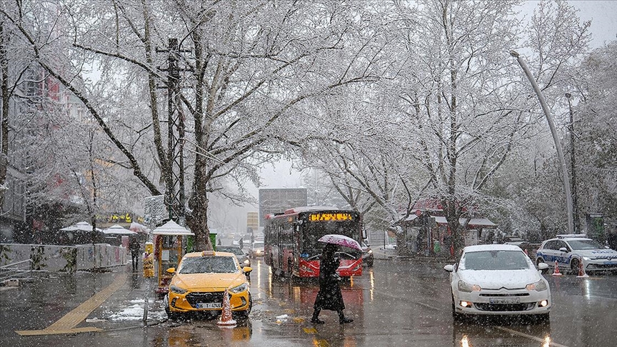 Yurdun bazı bölgeleri için kar, sağanak ve fırtına uyarısı