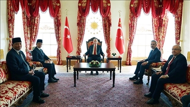 أردوغان يستقبل وزيري خارجية ودفاع إندونيسيا