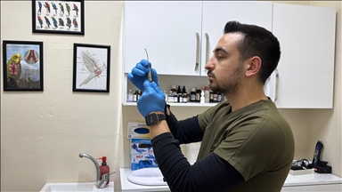 تخصص نادر.. بيطري تركي يعالج الطيور بعمليات جراحية دقيقة 