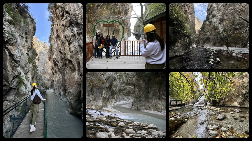 Muğla'daki Saklıkent Kanyonu geçen yıl yarım milyonun üzerinde ziyaretçi ağırladı