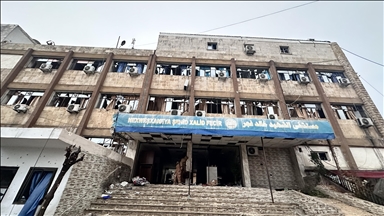 «Анадолу» запечатлело превращенную террористами YPG/SDG в штаб больницу в Алеппо