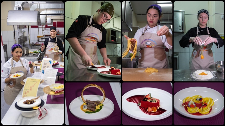 Uluslararası yarışmayı kazanan meslek liseliler Türk mutfağını Avrupa'ya tanıttı