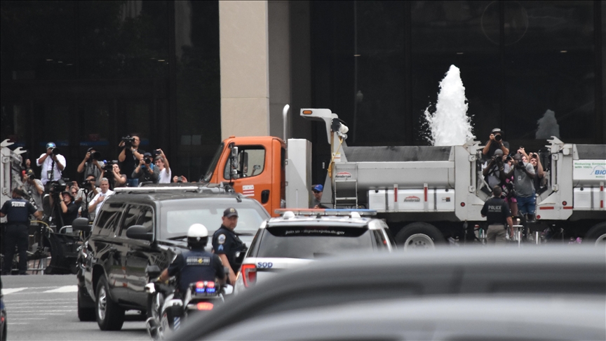 Trump motorcade route changed after ‘suspicious object’ found