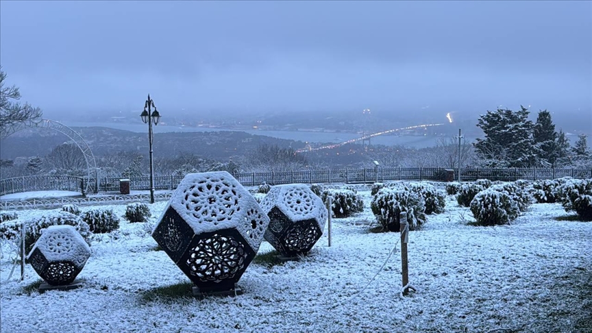 Li hin herêmên Stenbolê berf dibare