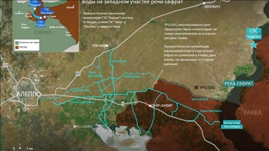 Террористическая организация YPG/SDG угрожает Сирии «водным террором»