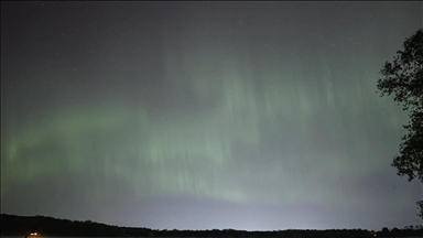 Геомагнетна бура предизвика поларна светлина над Исланд