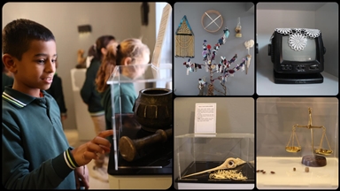 Kırsal mahalledeki öğrencileri için okula müze kurdular 