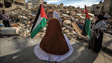 Love, tent, and fallen wall: Gaza groom loses his bride 2 days after wedding