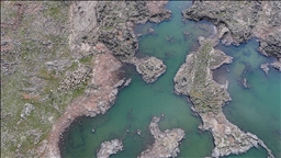 Son dönemdeki yağışlar Karacadağ'daki krater gölüne can suyu oldu