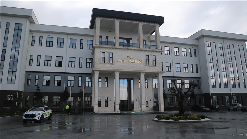 Hatay'da depremlerden sonra inşa edilen valilik binası tanıtıldı