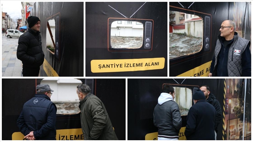 Ordu'da meraklıları için "şantiye izleme alanı" oluşturuldu