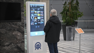 AA "Yılın Kareleri" oylaması için CSO Ada Ankara'da dijital ekran kuruldu