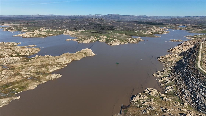Yağışlar Kayalıköy Barajı'na can suyu oldu 