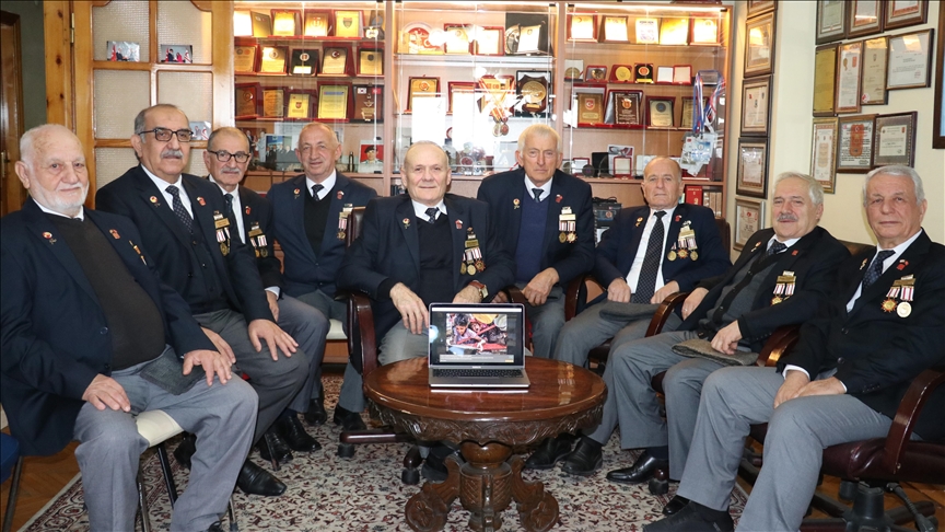 Trabzon'daki Kıbrıs Gazileri, AA'nın "Yılın Kareleri" oylamasına katıldı