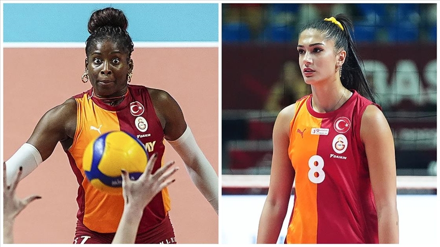 Galatasaraylı voleybolcular Myriam Sylla ve Yasemin Güveli, Darta Bevo maçında forma giyemeyecek