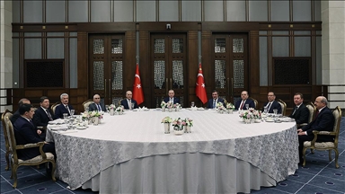 Cumhurbaşkanı Erdoğan, yasama, yürütme ve yargı organlarının temsilcileriyle bir araya geldi