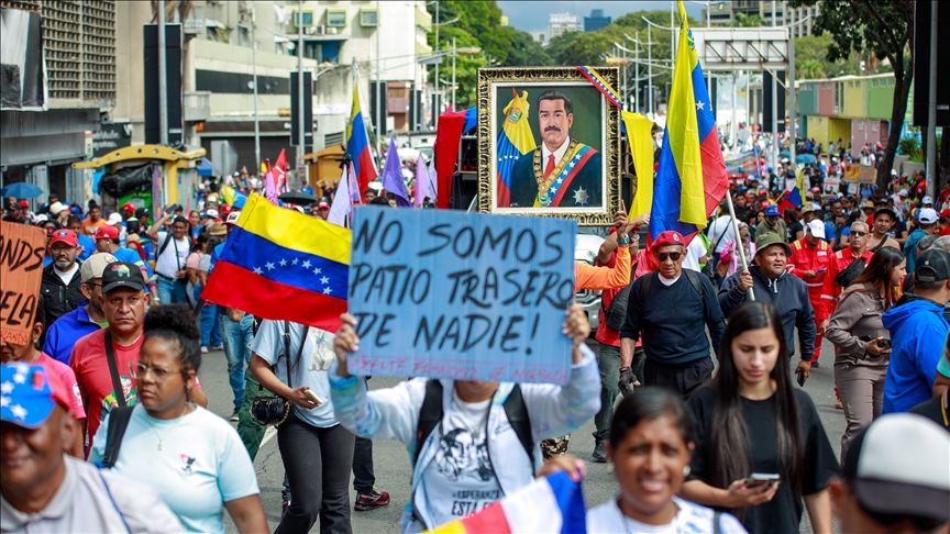 Thousands march in Venezuela calling for release of captured President Maduro