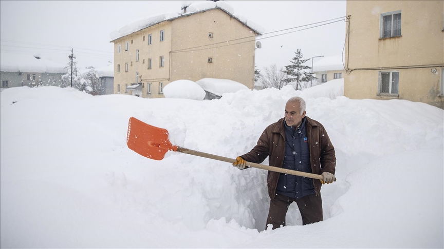 Tunceli'ye ocakta son 65 yılın en fazla karı yağdı