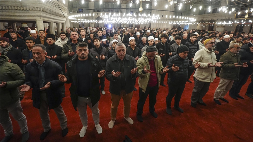 Miraç Kandili dualarla idrak edildi